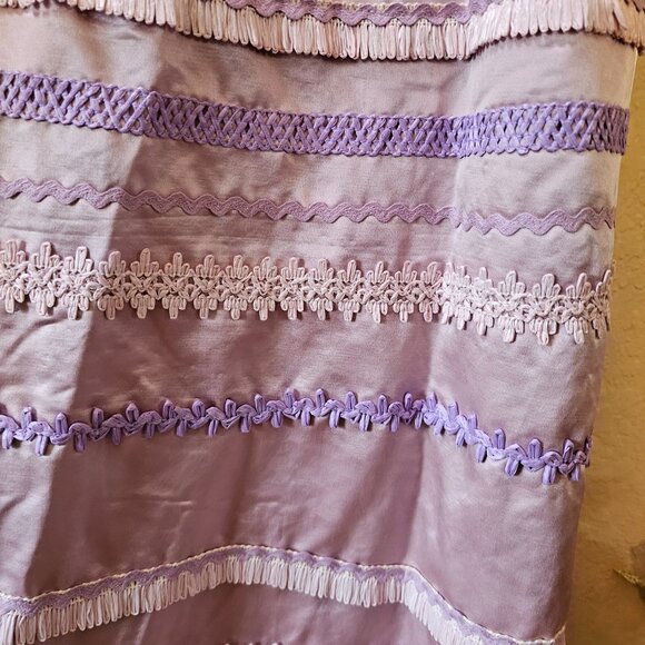 Moschino Cheap and Chic Pink Purple Lace Dress 90s 10 - Picture 8 of 14